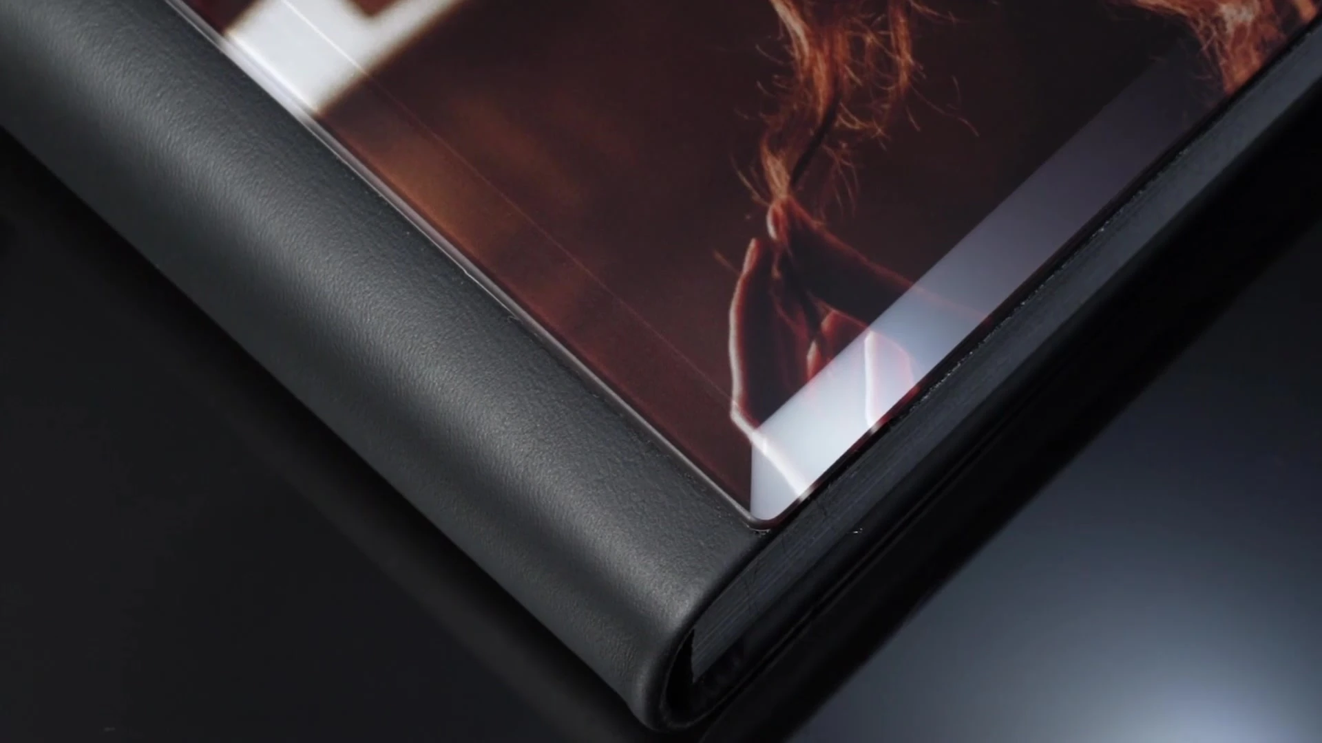 Detail of the album's substantial cover construction