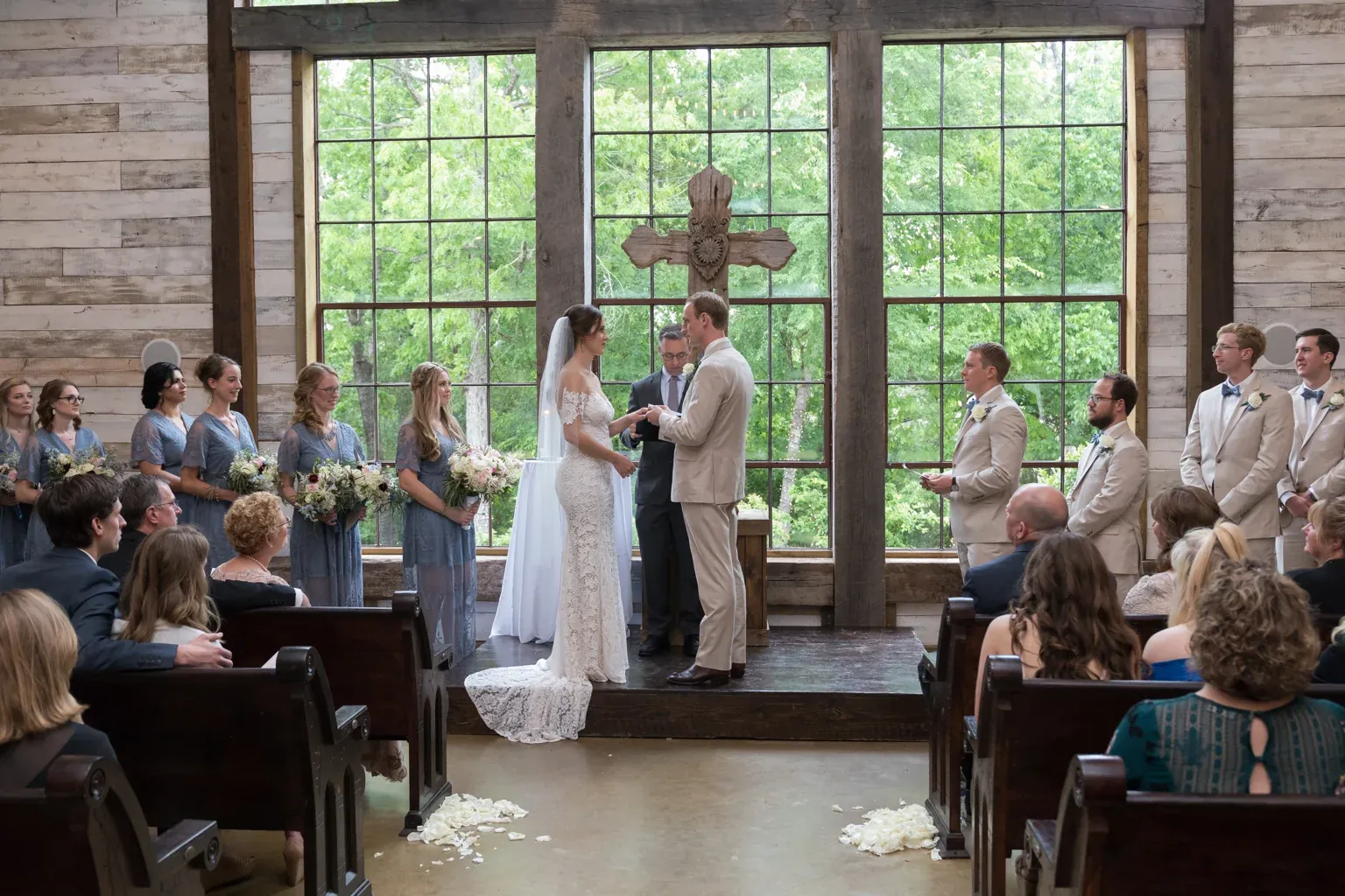 Big Sky Barn wedding photograph