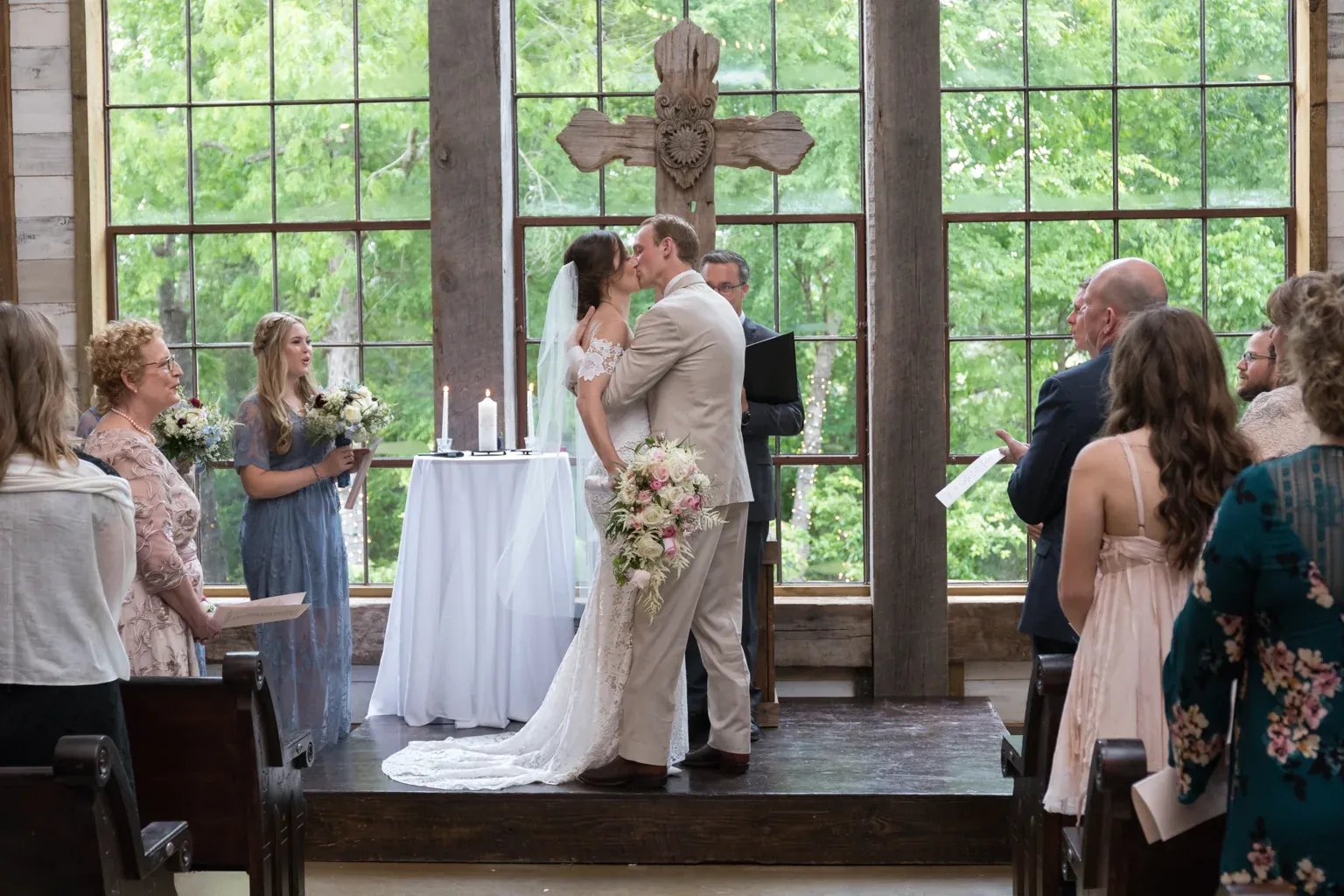 Big Sky Barn wedding photograph