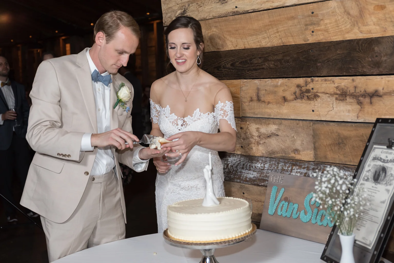 Big Sky Barn wedding photograph