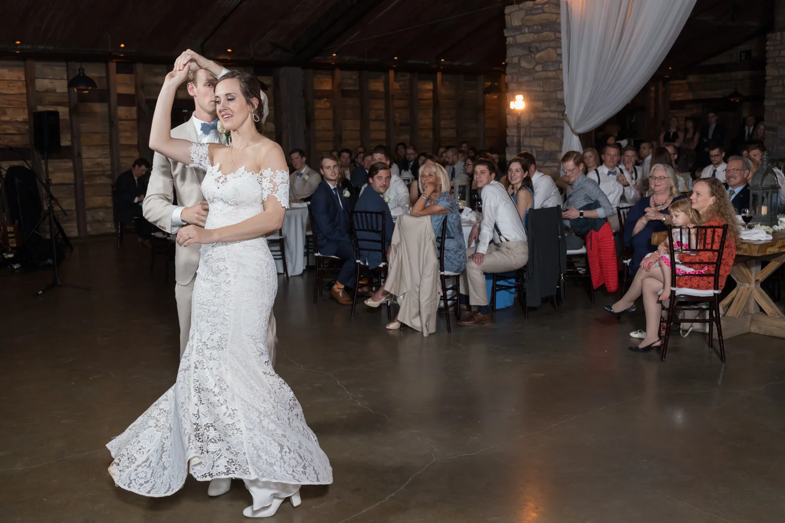 Big Sky Barn wedding photograph