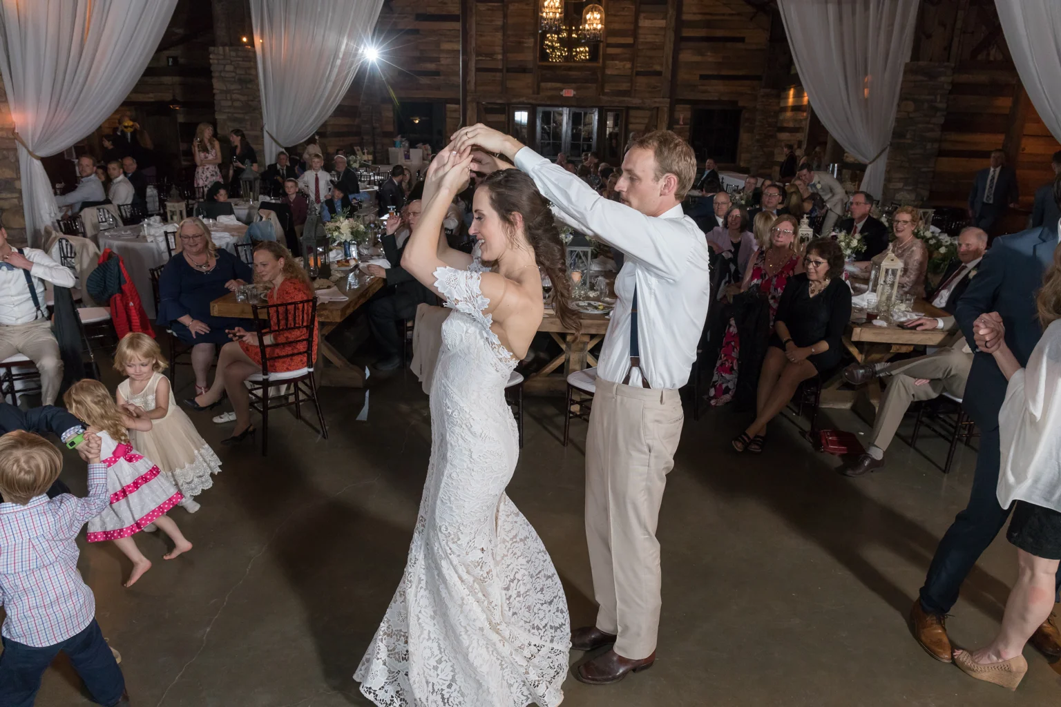 Big Sky Barn wedding photograph