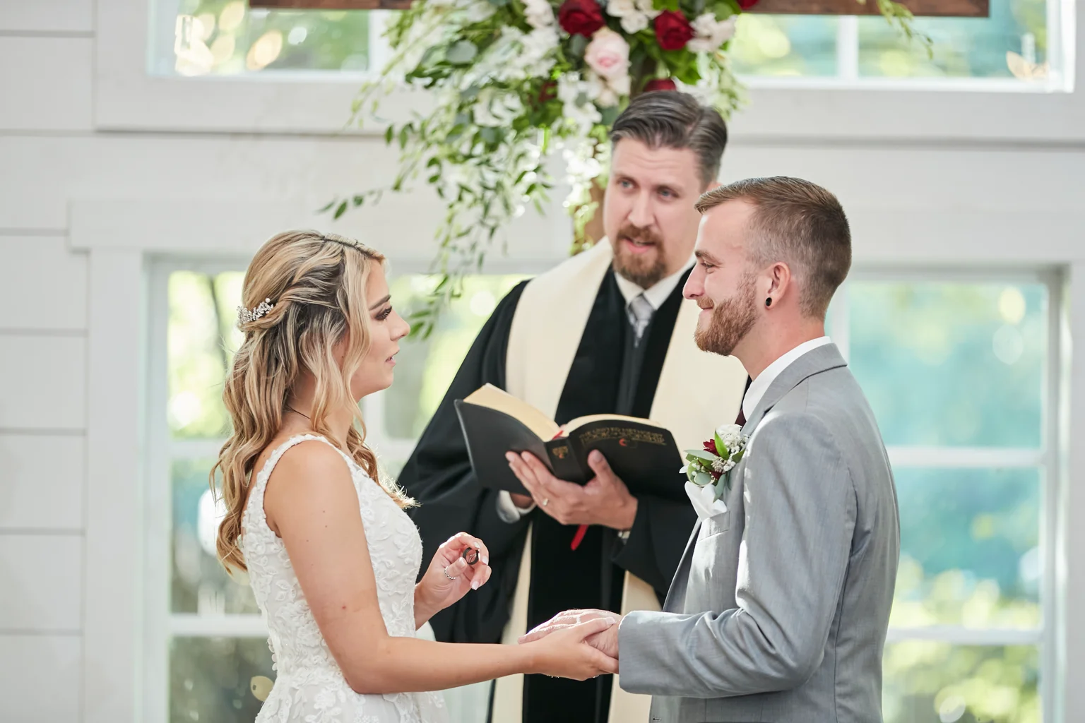 The Carriage House wedding photograph