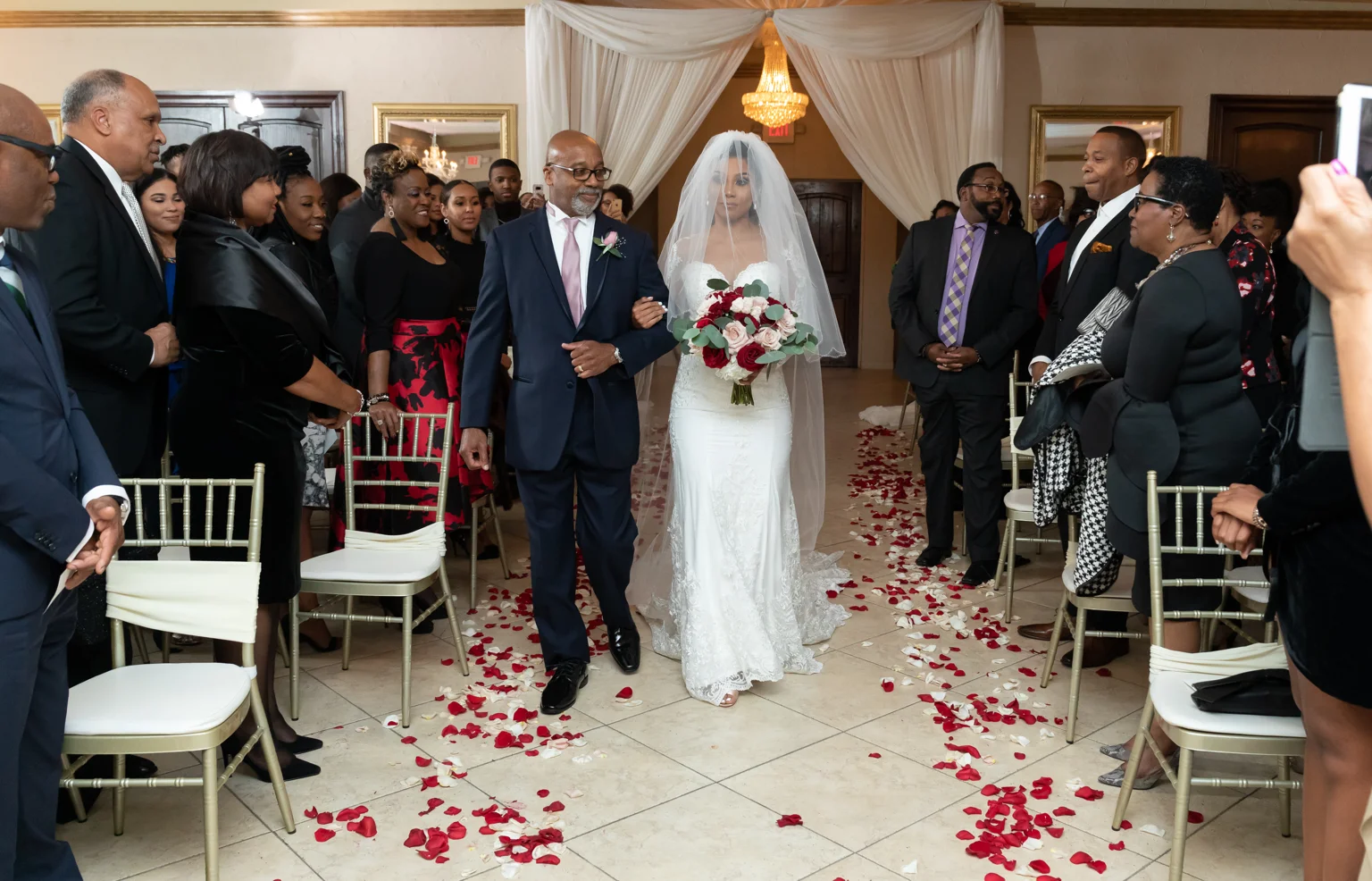 The Heights Villa wedding photograph