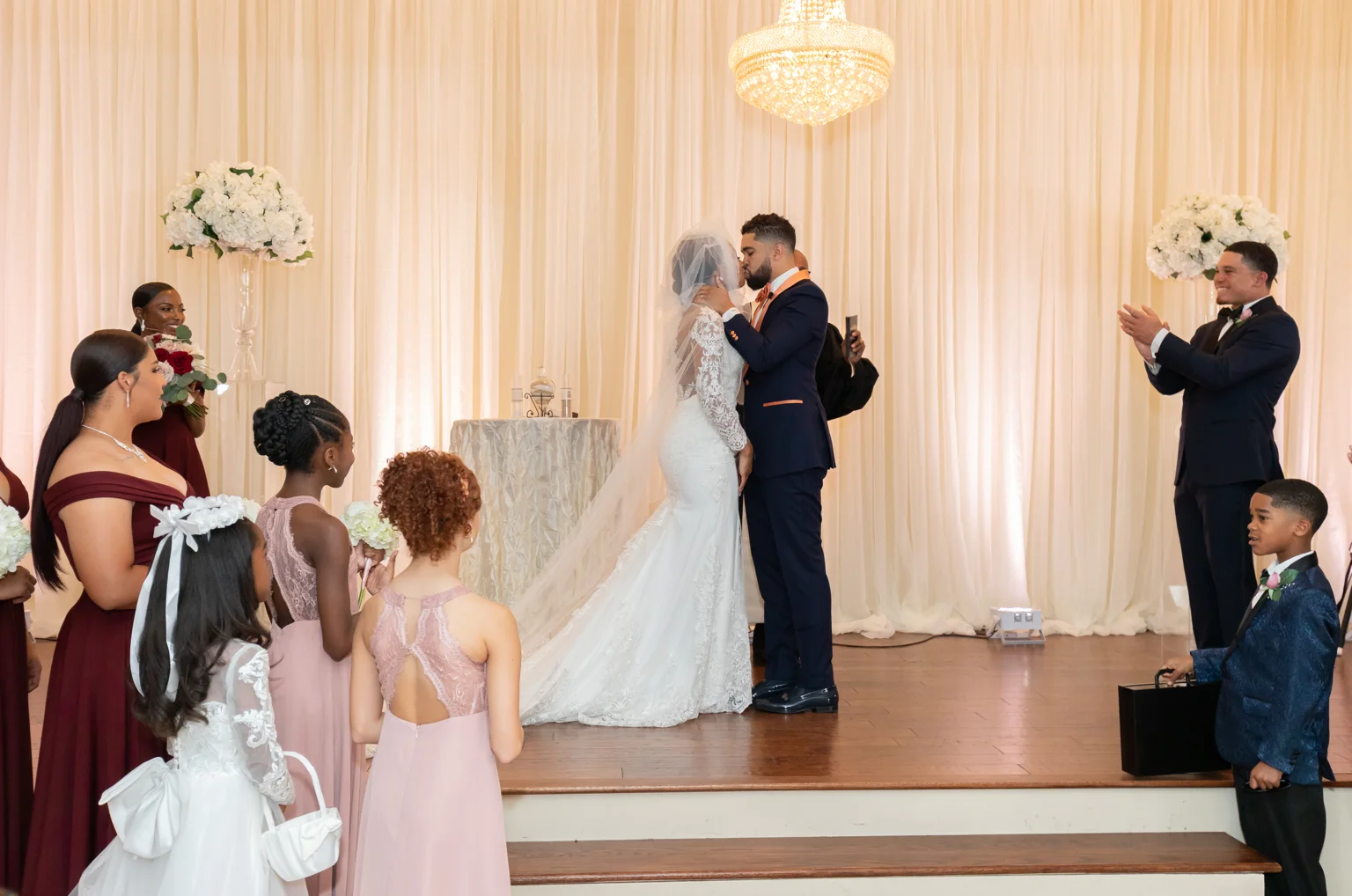The Heights Villa wedding photograph