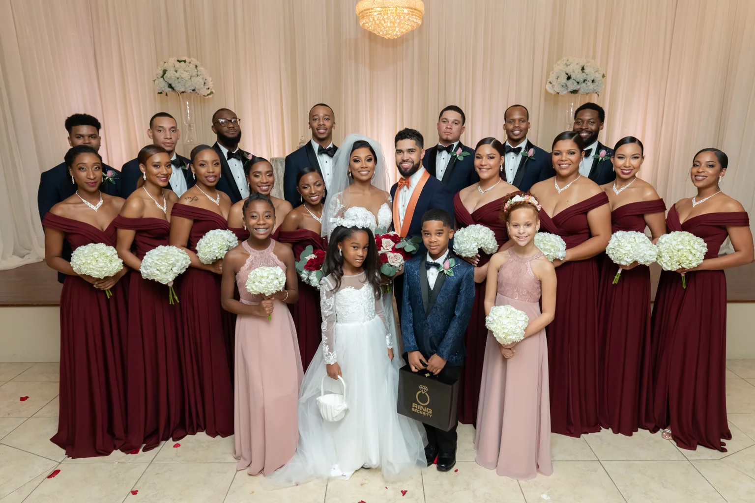 The Heights Villa wedding photograph