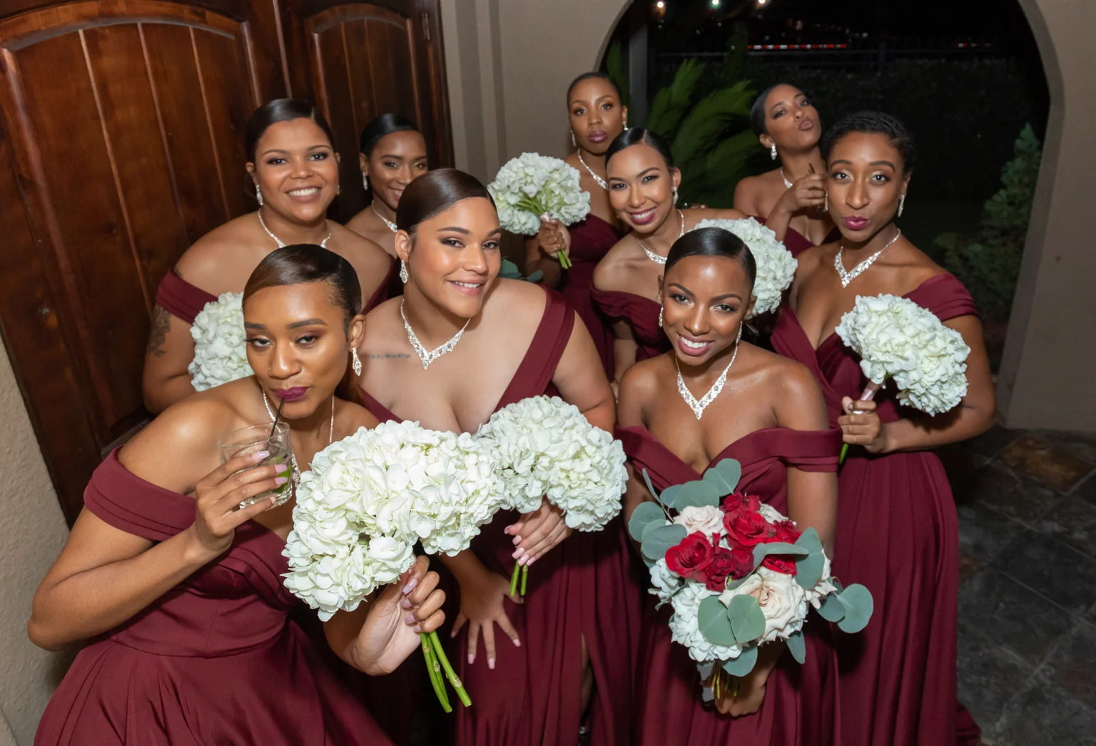 The Heights Villa wedding photograph