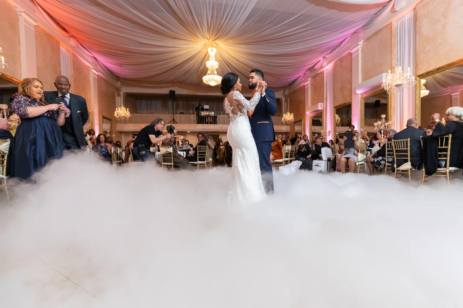 The Heights Villa wedding photograph