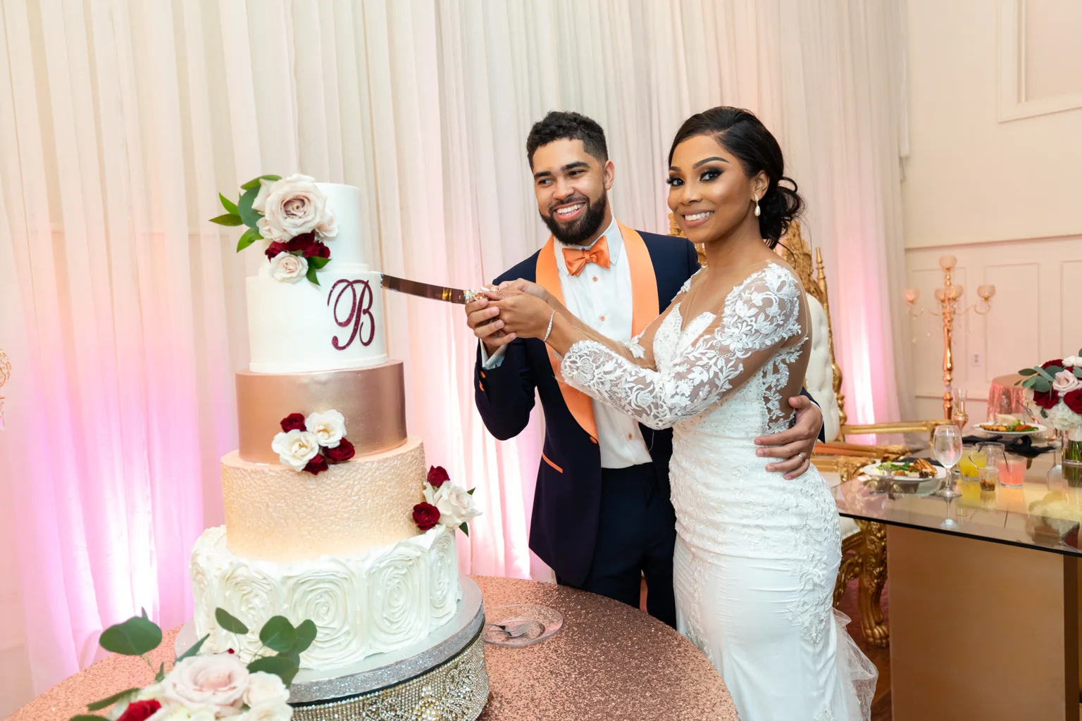 The Heights Villa wedding photograph