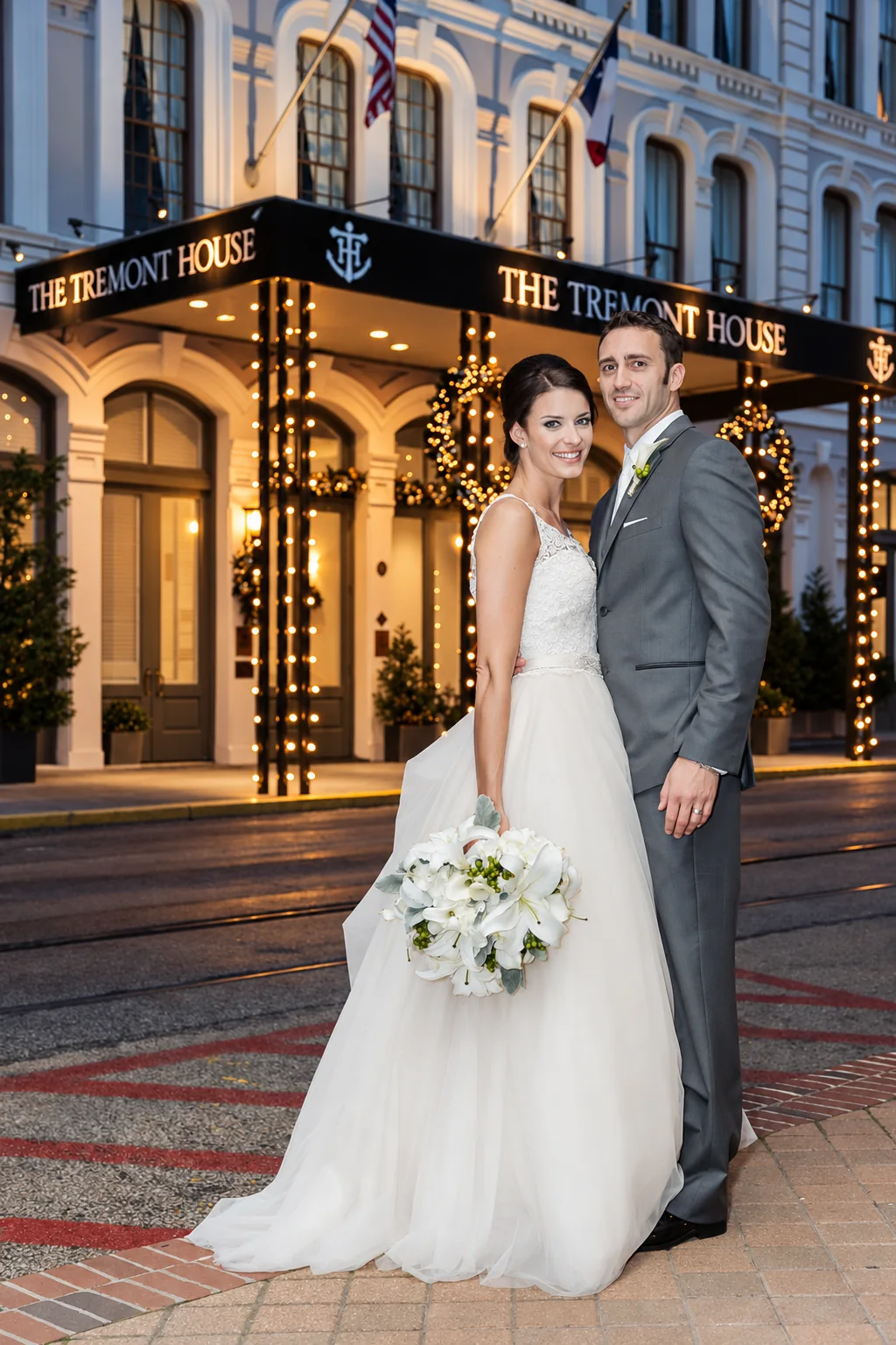 The Tremont House wedding photograph