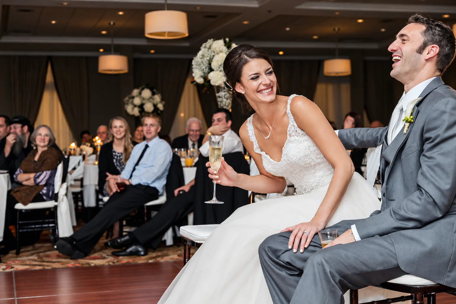 The Tremont House wedding photograph