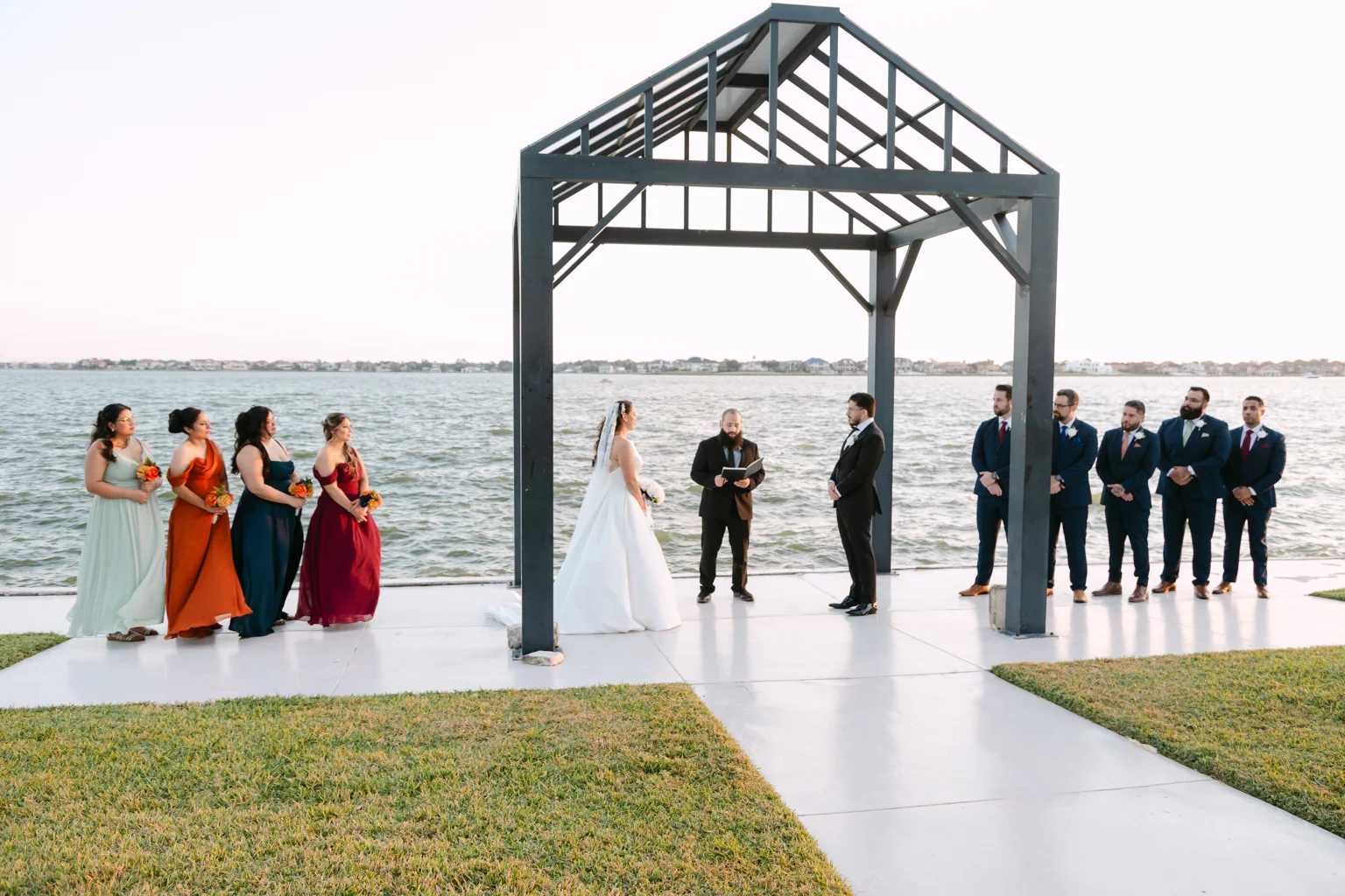 Waters Edge Venue wedding photograph
