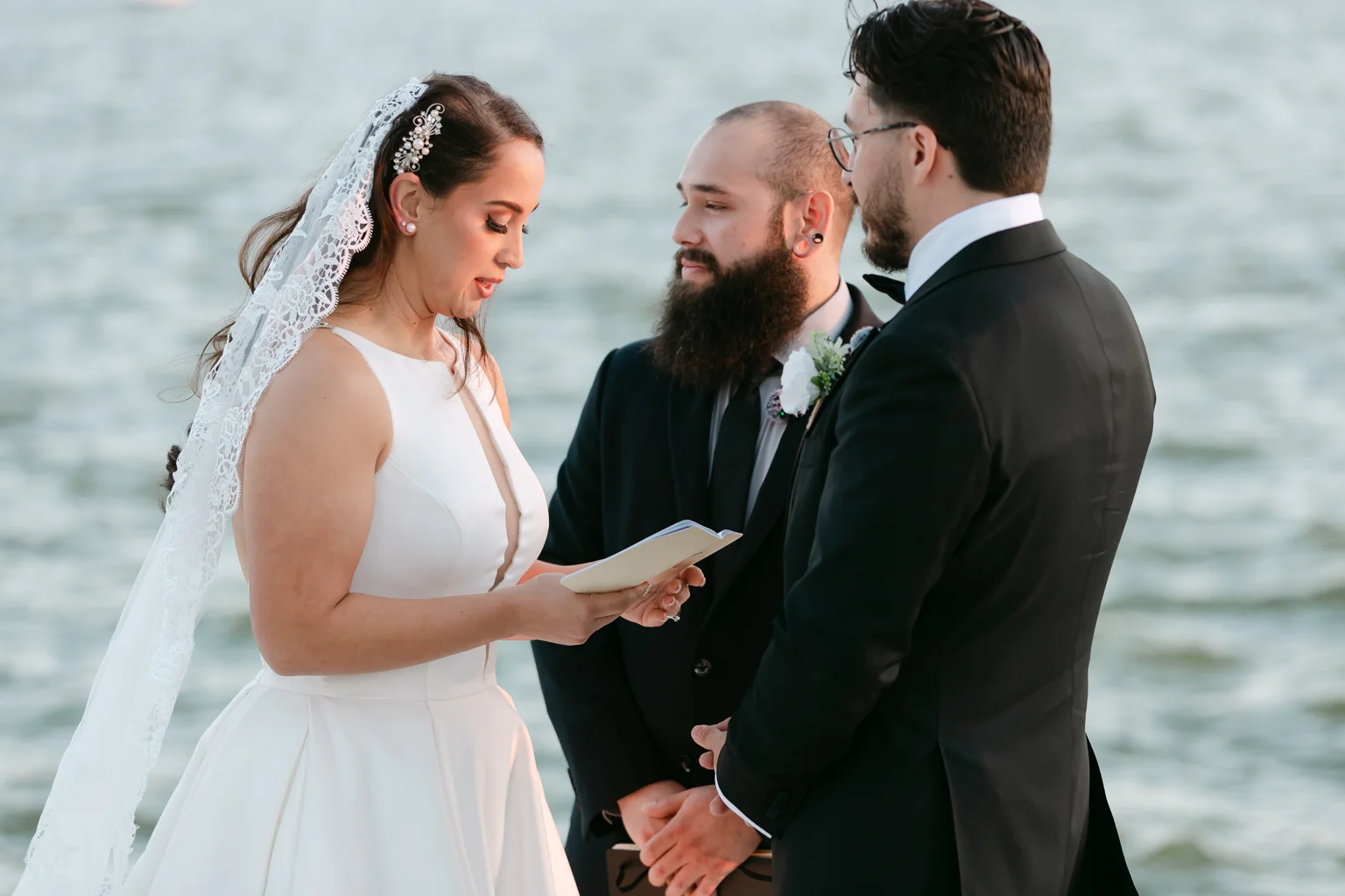 Waters Edge Venue wedding photograph