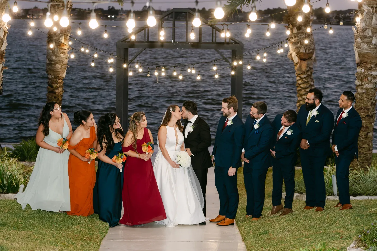 Waters Edge Venue wedding photograph