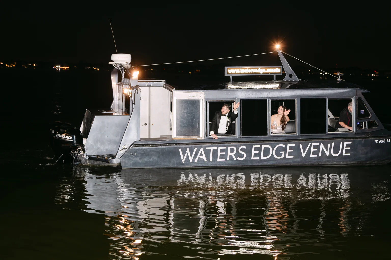 Waters Edge Venue wedding photograph